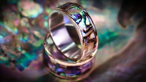 Abalone & Mokume-Gane #ringmaking #shorts