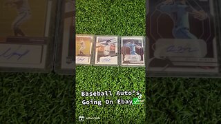 Baseball Auto’s🔥 #collection #hobby #mlb #nba #nfl #sportscards #target