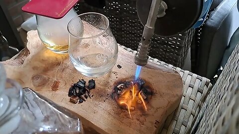 Fire, burn, smoke smoking whiskey liquor. Fantastic day out with friends. Brunch Drinks and Fun