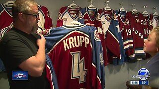 Avalanche fan collects every version of team's jersey (and they're game-worn)