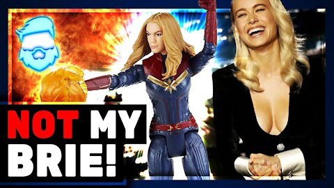 Deformed Captain Marvel Figure ROASTED & Netflix Signs Brie Larson To Multi-Film Deal! Yes!!!