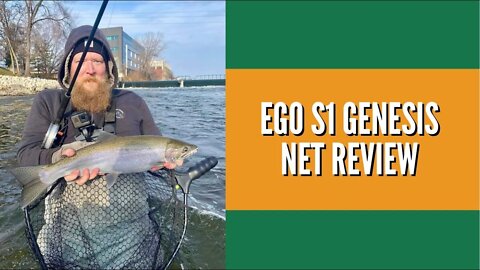 EGO S1 GENESIS Pvc Coated Net Review / Steelhead Fishing Net Review, Salmon Net, Pike Fishing Net...