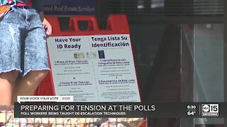 Preparing for tension at the polls