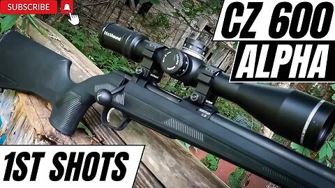 CZ 600 Alpha - First Shots and Sighting In