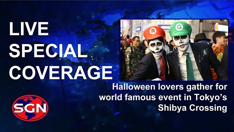 LIVE COVERAGE: Halloween lovers gather for popular event in Tokyo's Shibuya