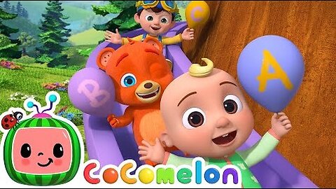 ABC Song with Balloons and Animals | CoComelon Nursery Rhymes & Animal Songs