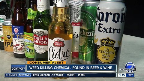 Report: Weed-killing chemical found in beer & wine