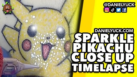 Sparkle Pikachu Close Up Tattoo Timelapse