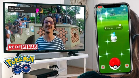 O Dia em que APARECI na TV por causa do POKÉMON GO! Dia da Comunidade do Litwick! @Rede Minas