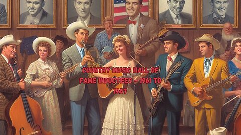 Pioneers of Perfection - The Inaugural Class of Country Music Hall of Famers (1961-1967)