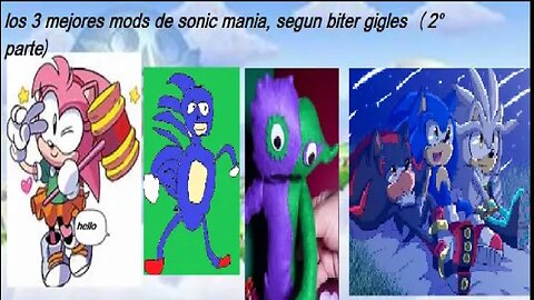 3 mods de Sonic mania recomendados por Biter Gigles (2° parte)