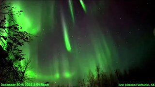 Northern Lights-Fairbanks, AK 🌟 12/30/22 03:54
