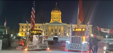 WINNIPEG FREEDOM CONVOY 2022 Feb 6 2022