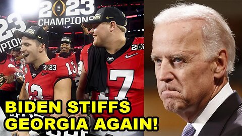 Georgia Football player CALLS OUT Joe Biden after he REFUSES to invite them to the White House again