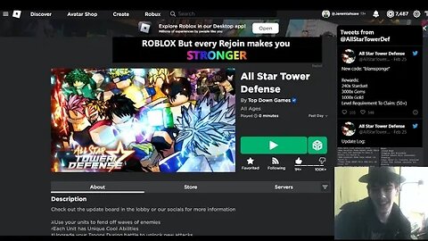 ROBLOX: All Star Tower Defense (LIVE)