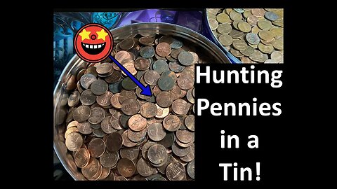 Hunting tins filled with pennies! - A Short Penny Hunt