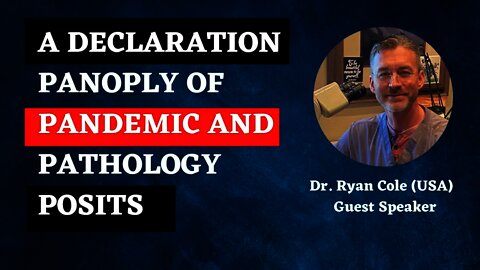 Questions for the Pathologists, his Point of View on CVD19 and the Jab - see the Questions