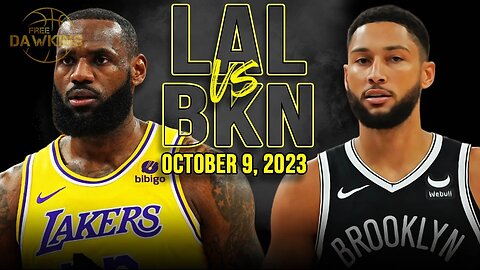 Los Angeles Lakers vs Brooklyn Nets Full Game Highlights | October 9, 2023 | FreeDawkins