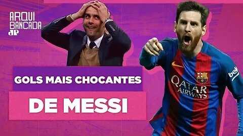 Veja os GOLS MAIS CHOCANTES de Messi no Barcelona!