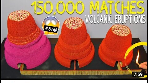 1,50,000 matches volcano blast must watch