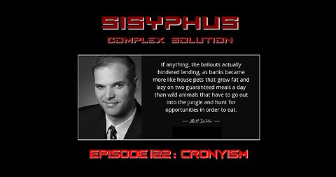 SCS EPISODE 122. CRONYISM