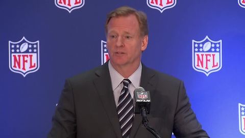 Goodell: 'Players should stand for anthem'