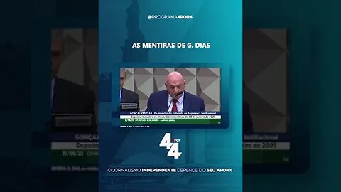 General G. Dias mentiu 11 vezes em depoimento à Polícia Federal #shorts