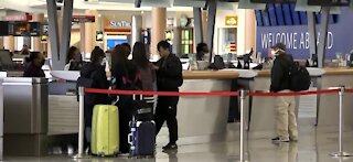 Airlines report busy weekend of travel