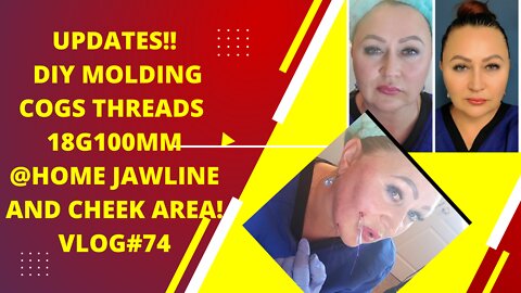 UPDATES! PDO MOLDING COGS THREADS 18G100MM BEFORE/AFTER VLOG#74 #pdothreads #pdocogs #mesotherapy