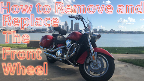 How to Remove and Replace the Front Wheel on Honda VTX