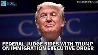 Federal Judge Sides With Trump On Immigration Executive Order