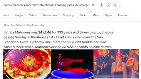 Super Bowl 58 Highlights | Highlights Include: Alicia Keys Plays a Serpent Shaped Piano, Usher Dances On a Pit of Fire & Illuminati Sun Symbolism, H.E.R. Plays Guitar While Wearing Demon Horns, Mahomes Passes for 333 Yards & Rushes for 66 Yards