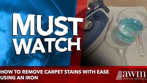 How To Remove Carpet Stains Using An Iron