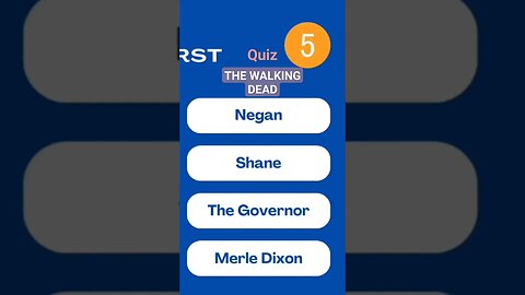 Quiz 5 _ The Walking Dead : What IS the name of the character played by NORMAN REEDUS?