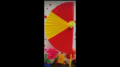 Paper craft Hand Fan