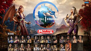 MORTAL KOMBAT 1 - SELEÇÃO DE PERSONAGENS (CHARACTER SELECTION)