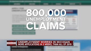 Whitmer: COVID-19 unemployment filings exceed those during height of Great Recession