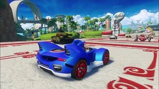 Sonic & All Stars Racing Transformed - Ocean View - Medium Mode with Handling Mod