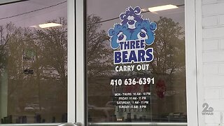 Three Bears Carryout in Baltimore remains open offering delivery, carryout