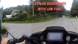 LOST ON BACKROADS WITH LOW FUEL