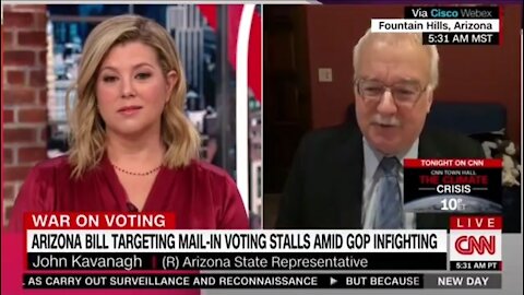AZ GOP State Rep Clashes With CNN On Election Laws: Purge? What Am I Stalin?