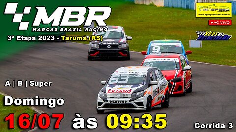 🔴 MARCAS BRASIL RACING | Corrida 3 | 3ª Etapa 2023 | Tarumã (RS) | Ao Vivo