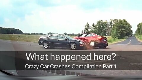 What happened here? Crazy Car Crashes Compilation Part 1