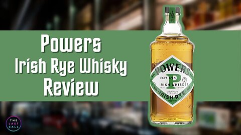 Powers Irish Rye Whisky Review!