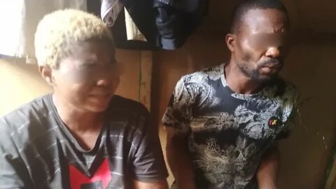 Couple who allegedly specialize in human trafficking arrested in Ogun state. #news