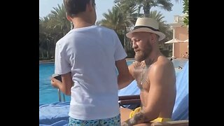 Conor Mcgregor takes selfie with fan and tells him to stay in school