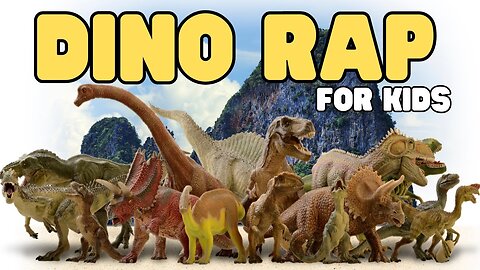 Dino Rap for Kids ｜ Rap along with us and learn about dinosaurs!