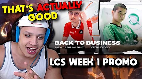 Tyler1 Reacts to Back to Business | LCS Week 1 Promo