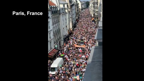 MASSIVE PROTESTS WORLDWIDE AGAINST COVID-19 TYRANNY AND COMMUNIST TOTALITARIANISM - SUMMER 2021