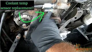 Coolant temp sensor and pig tail replacement on my 94 GMC Sonoma 2.2L